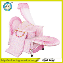 Hot sale european standard foldable crib for baby